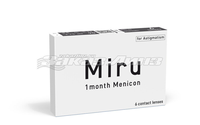 MIRU 1month Menicon for Astigmatism